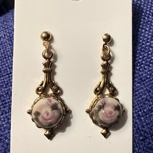 Vintage Floral Earrings